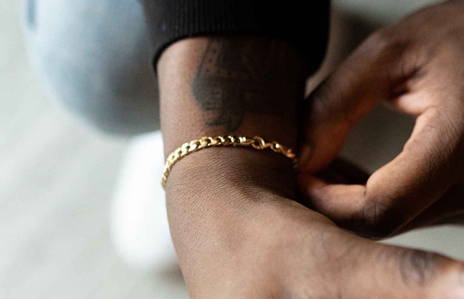 4 Mm Cubaanse Schakelarmband Goud Oliver Cabell