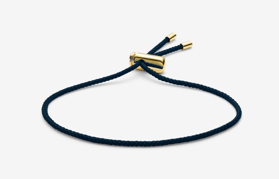 Cameron Cord Armband Marineblauw Oliver Cabell