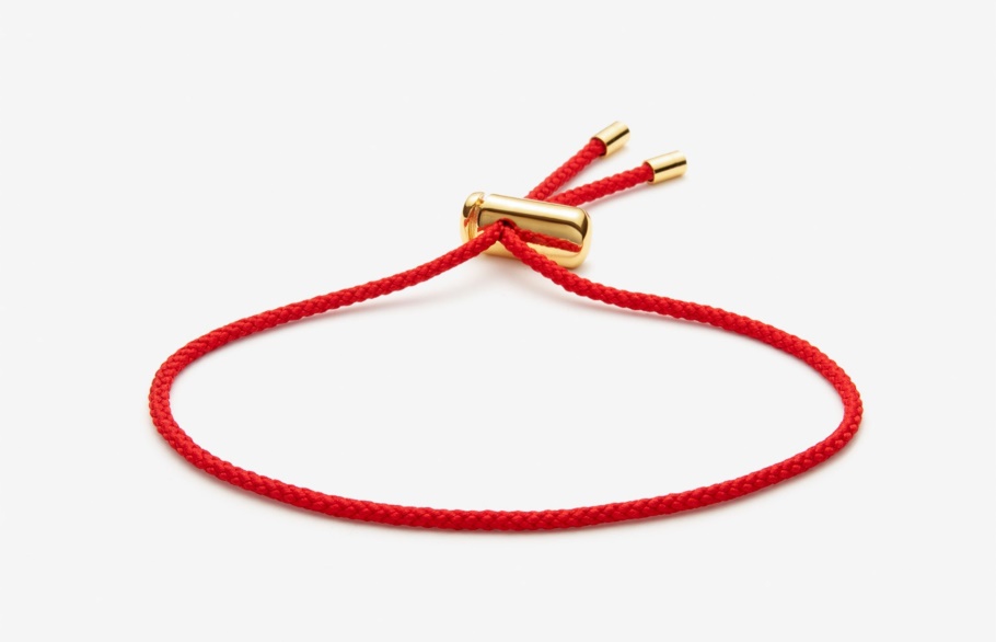 Cameron Koord Armband Rood/goud Oliver Cabell