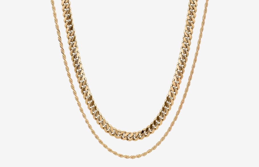 Cuban-touw Set Gouden Oliver Kabel