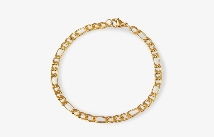 Figaro Chain Armband Goud Oliver Cabell