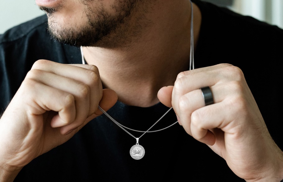 Medusa Hanger Ketting Zilver Oliver Cabell