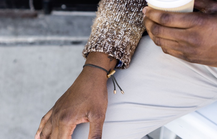 Oliver Cabell Cameron Cord Armband Houtskool