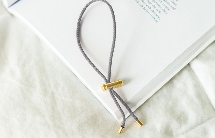 Oliver Cabell Cameron Cord Armband Grijze Stof