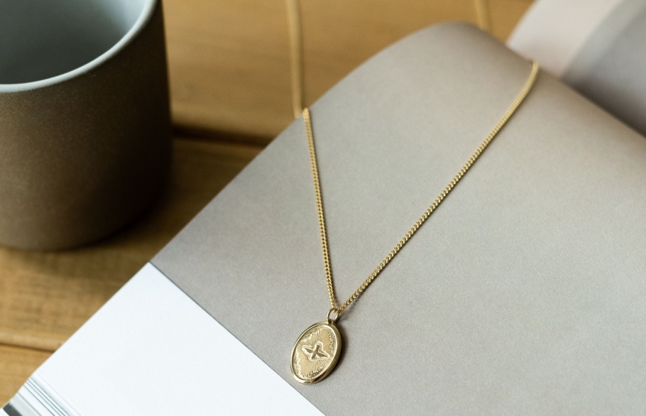 Oliver Cabell Duif Hanger Ketting Goud