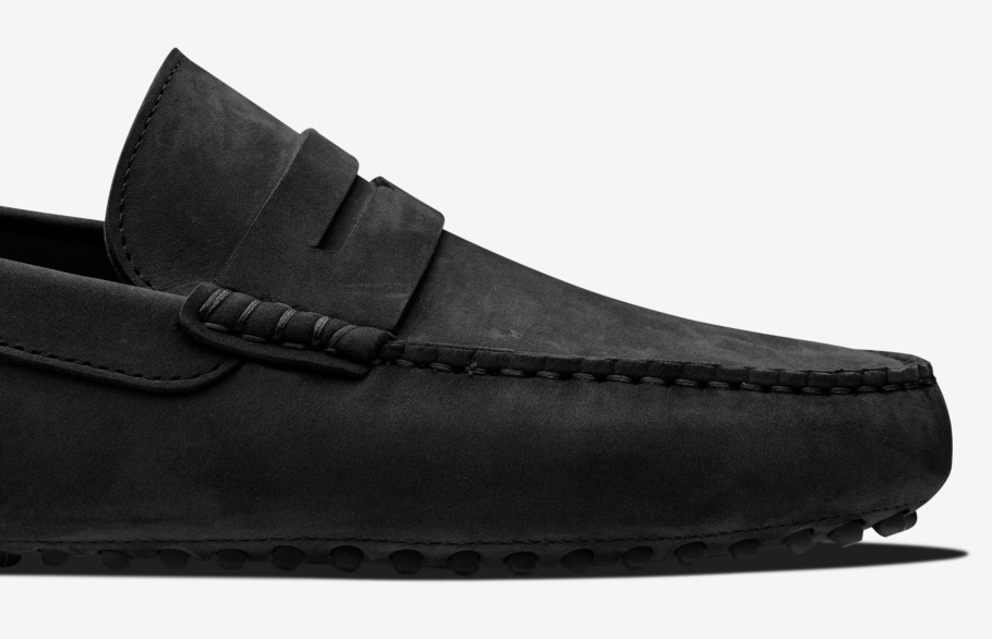 Oliver Cabell Driver Zwart Nubuck