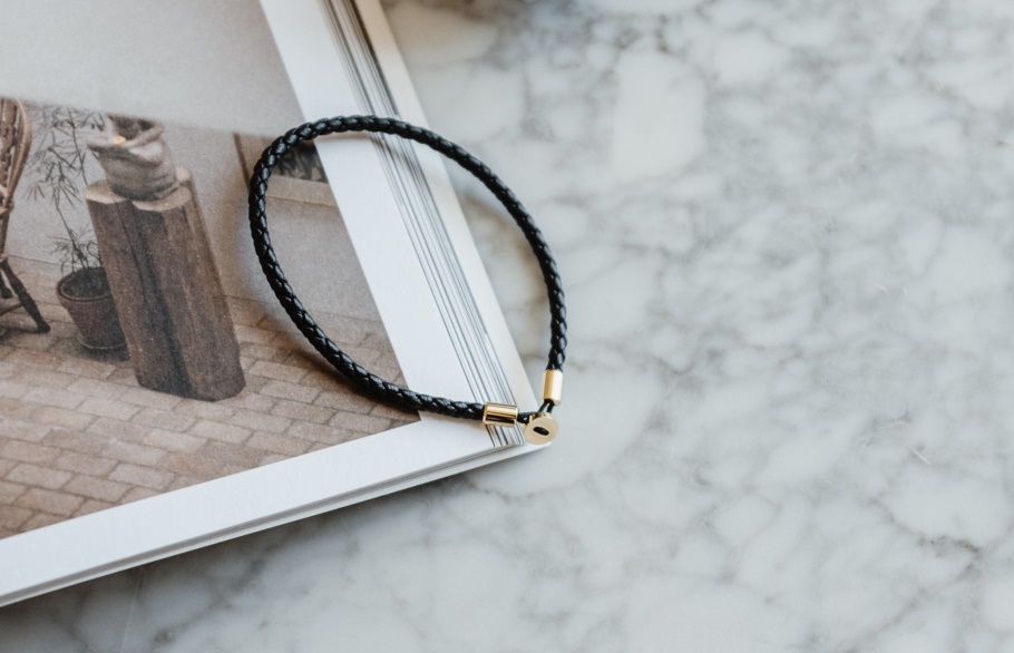 Oliver Cabell Gordon Leren Armband Goud