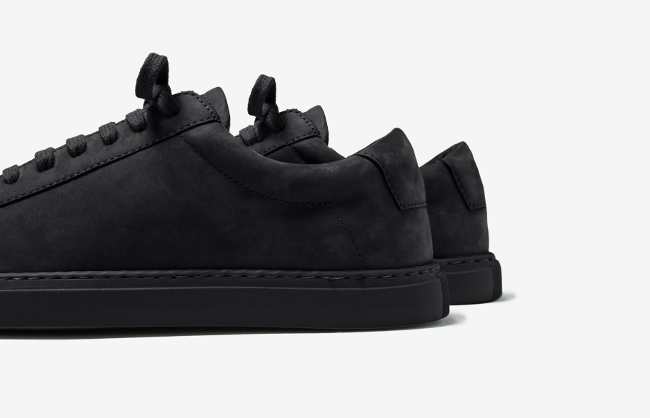 Oliver Cabell Low1 Zwart Nubuck