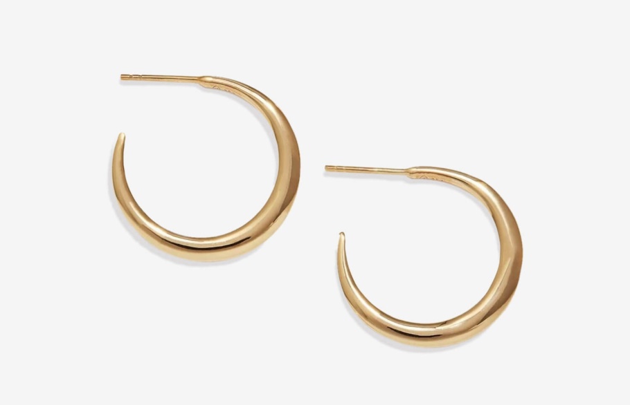 Open Hoepels Gouden Oliver Cabel