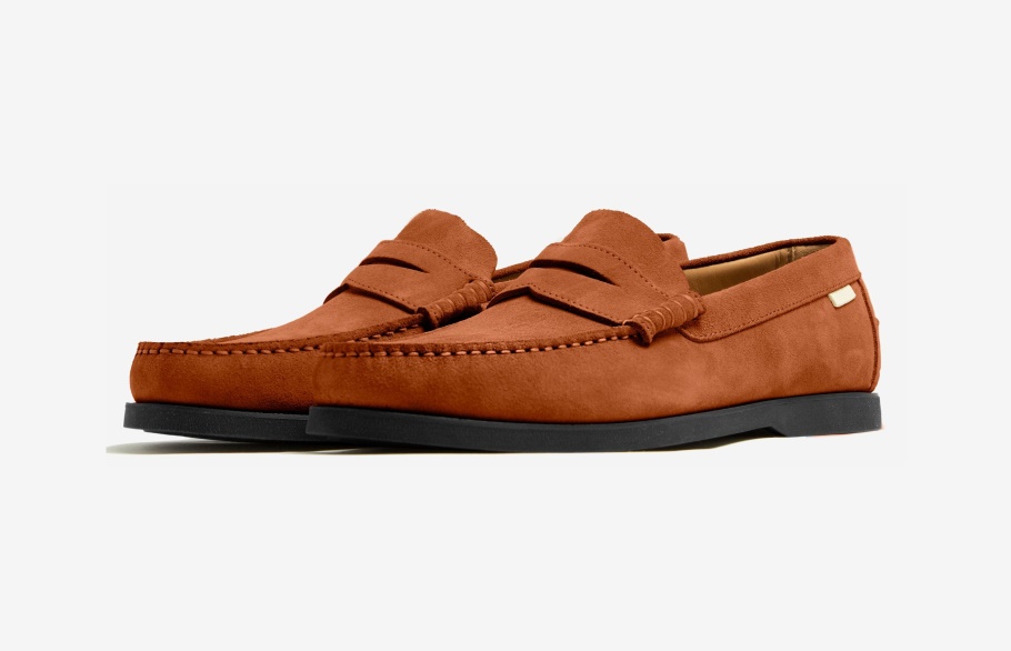 Penny Loafer Kastanje Suède Oliver Cabell