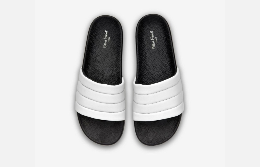Hippe Oliver Cabell Vegan Slippers Wit