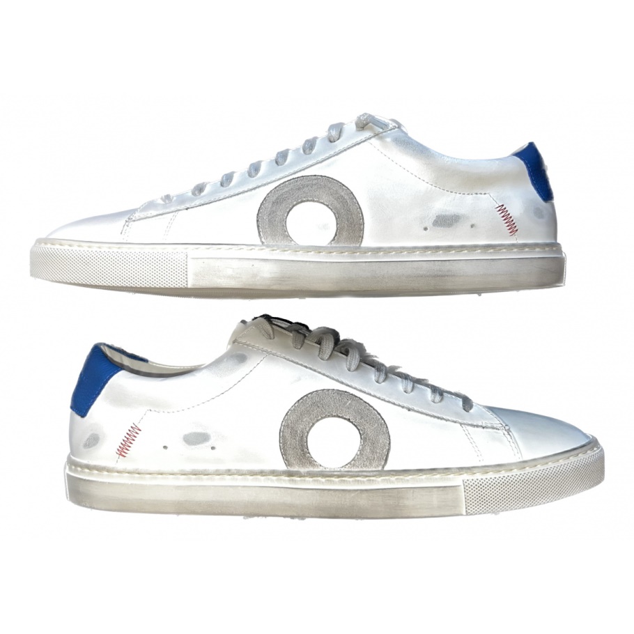 Leren Lage Sneakers Wit Leer Oliver Cabell Trendy