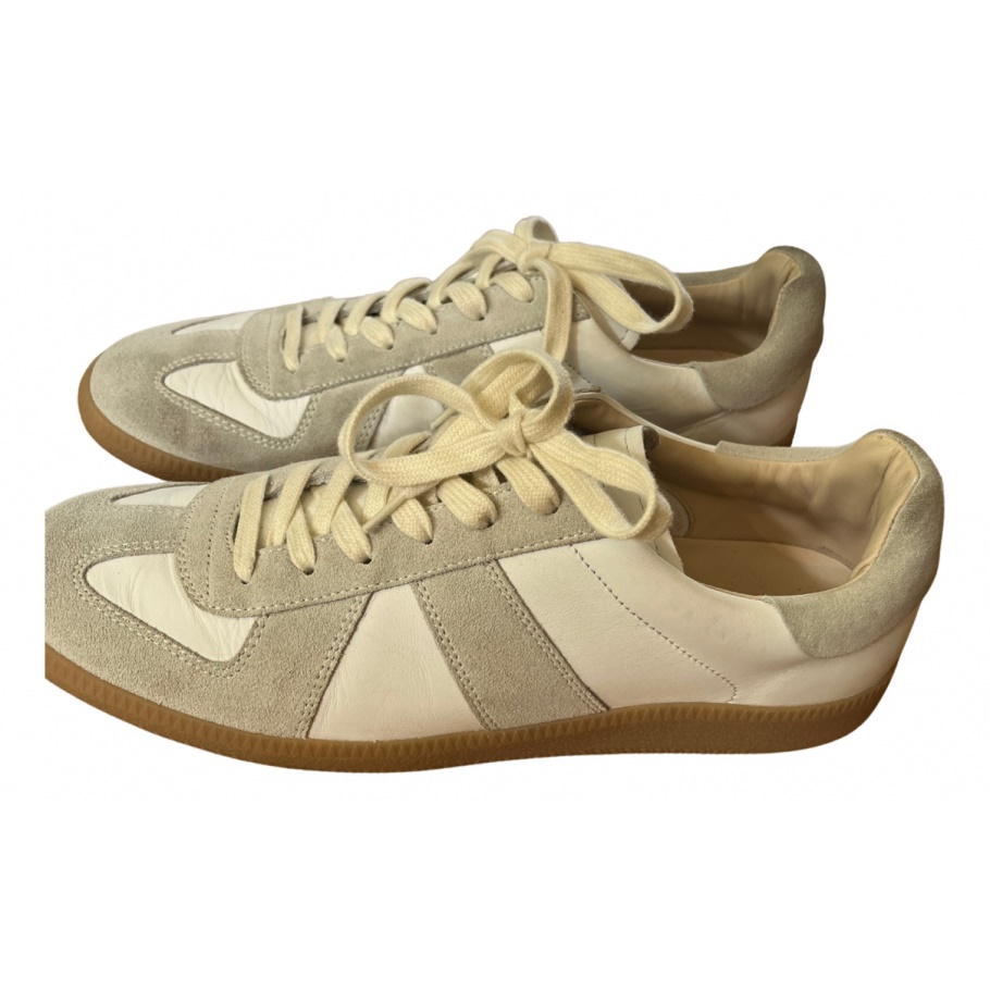 Leren Sneakers Wit Leer Oliver Cabell Trendy