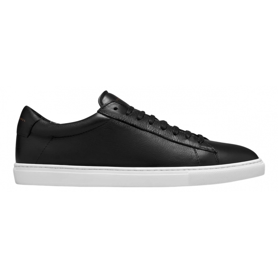 Oliver Cabell Trendy Leren Sneakers Zwart Leer