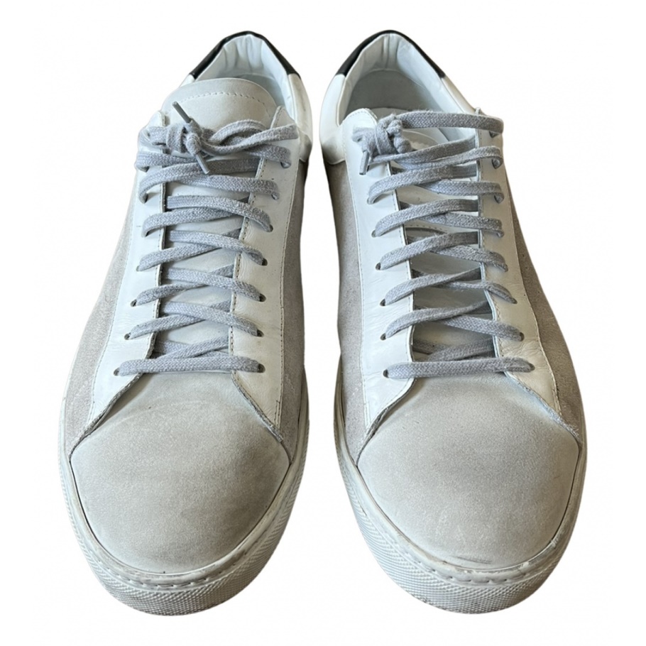 Trendy Oliver Cabell Leren Lage Sneakers Wit Leer